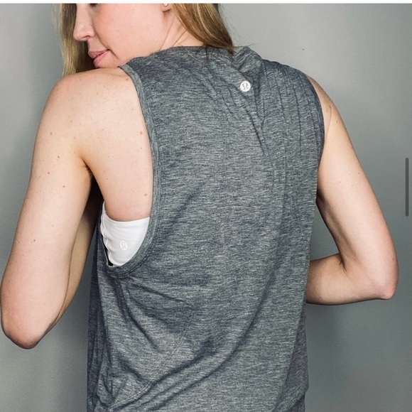 Lululemon Muscle Tank Heathered Gray - Picture 4 of 4